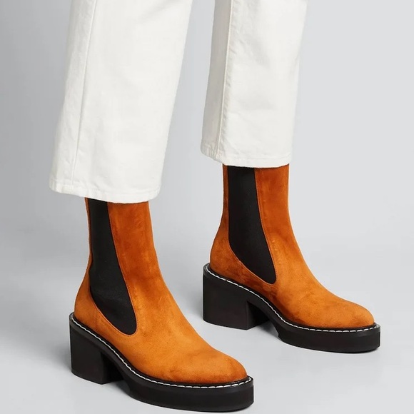 KHAITE Suede Leather Boot - Picture 3 of 15